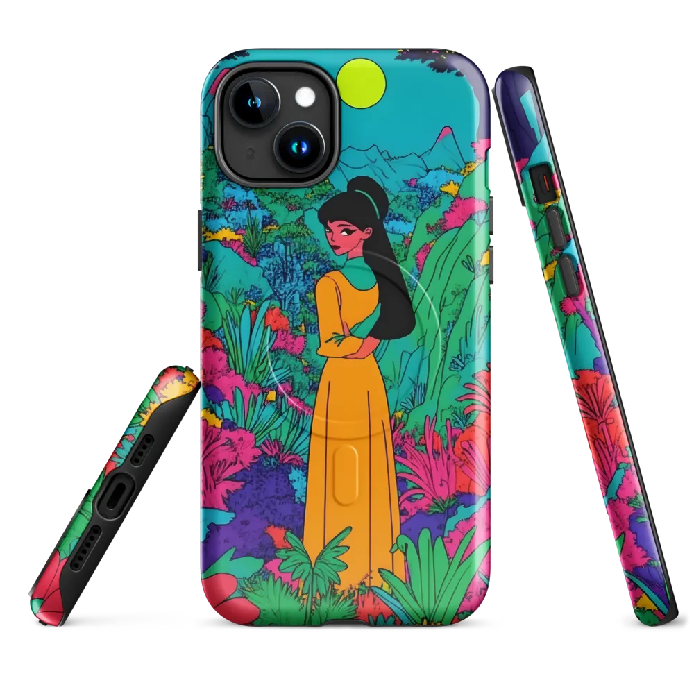Ethereal Serenity in a Psychedelic Landscape