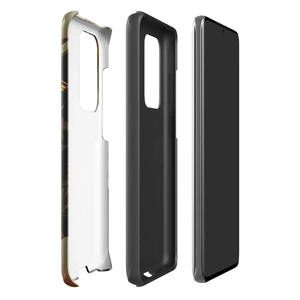 Ethereal Explorer: The Enigmatic Astronaut | Phone Case |  S20 Ultra | Tough Case | Glossy