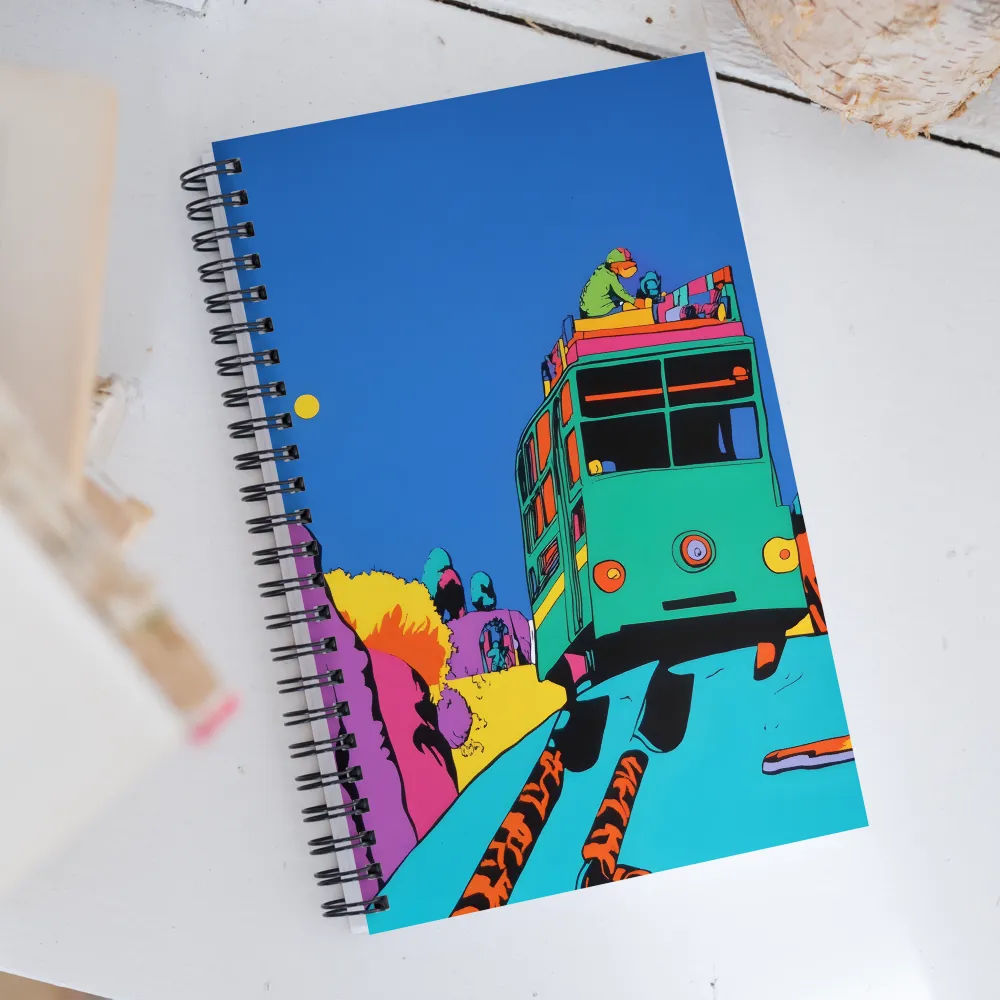 Whimsical Journey | Spiral Notebook