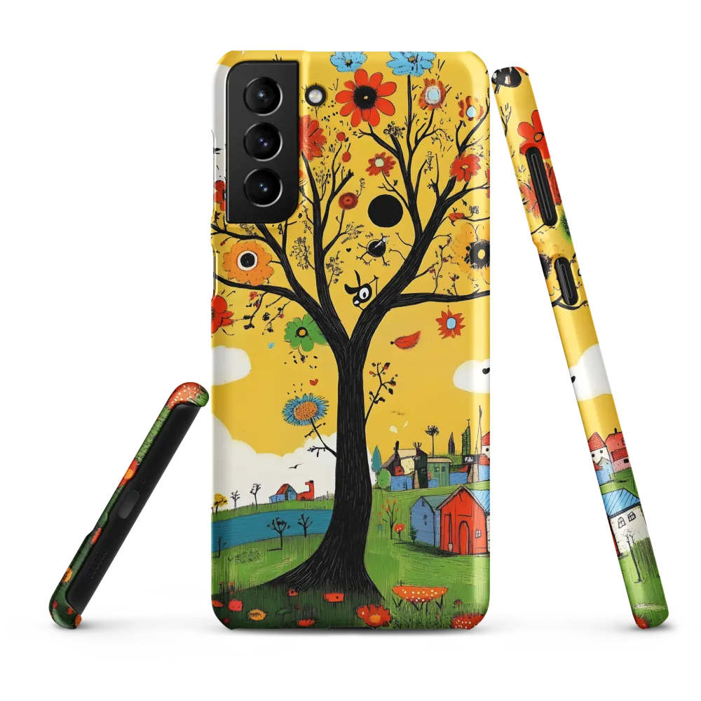 Whimsical Blooms of Life | Phone Case |  S21 Plus | Snap Case | Matte
