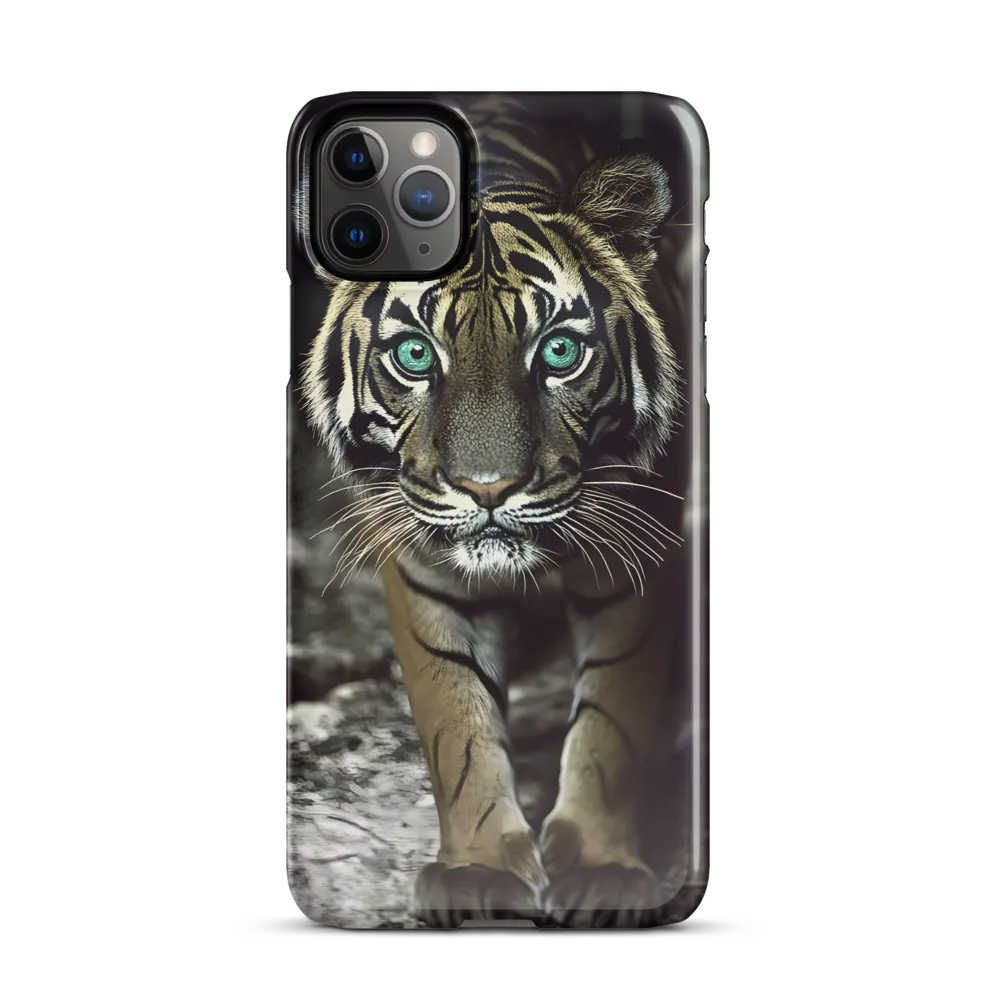 Majestic Gaze: The Tiger's Presence | Phone Case |  11 Pro Max | Snap Case | Glossy