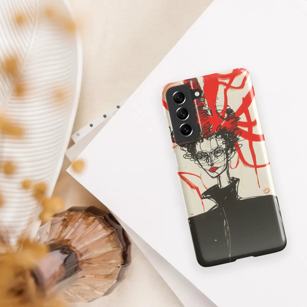 Dramatic Elegance in Red and Black