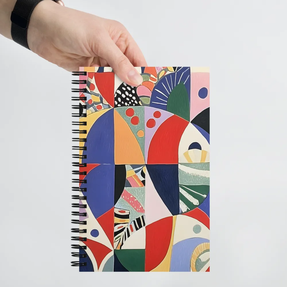 Dynamic Mosaic Symmetry | Spiral Notebook