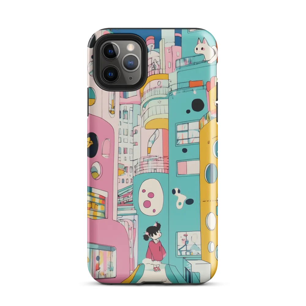 Whimsical Cityscape Dreams | Phone Case |  11 Pro Max | Tough Case | Glossy