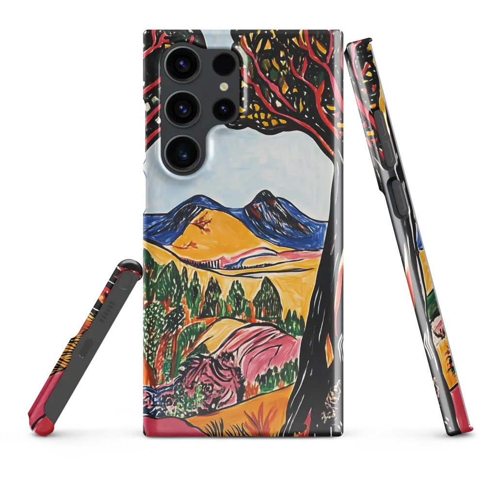 Vibrant Nature's Embrace | Phone Case |  S23 Ultra | Snap Case | Glossy