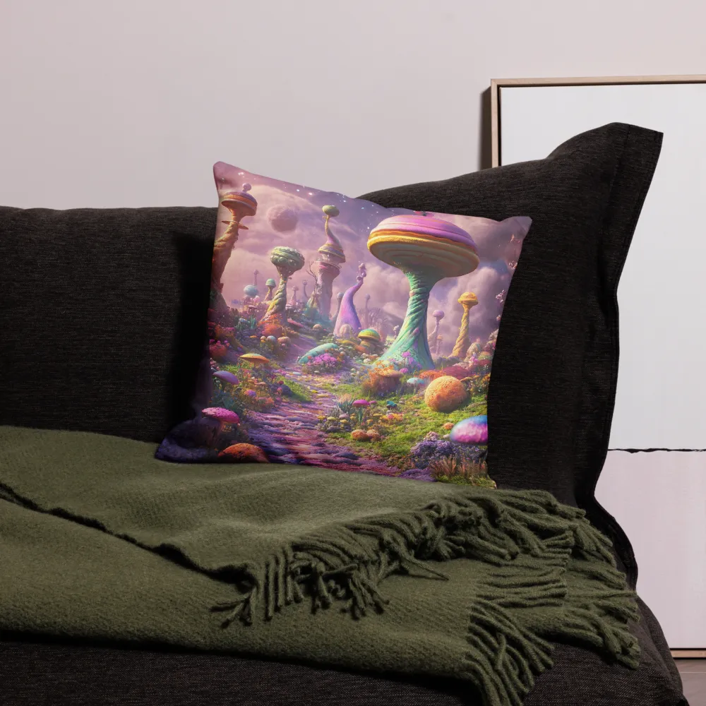 Whimsical Worlds: A Journey Through Fantasy | Pillow | 18″×18″