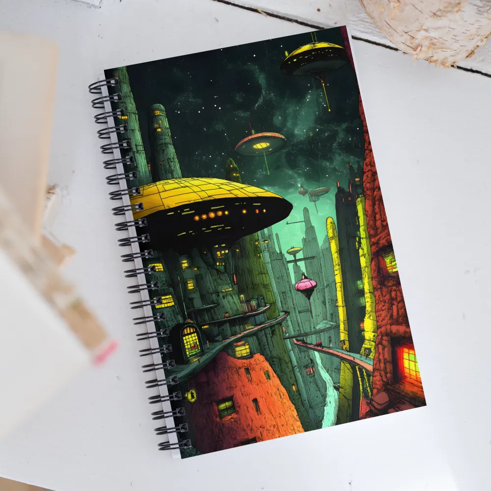 Cosmic Citadel | Spiral Notebook