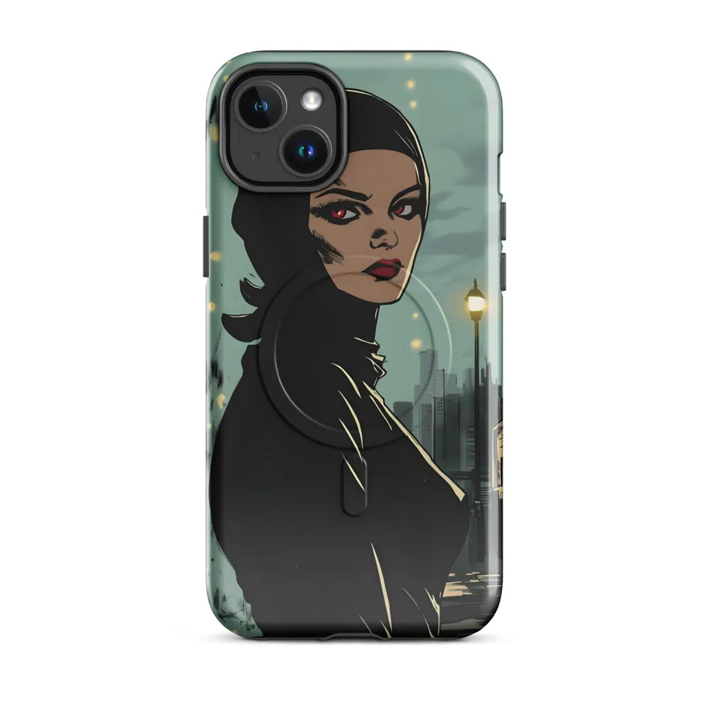 Shadows of Intrigue | Phone Case |  14 Plus | MagSafe® Tough Case | Glossy