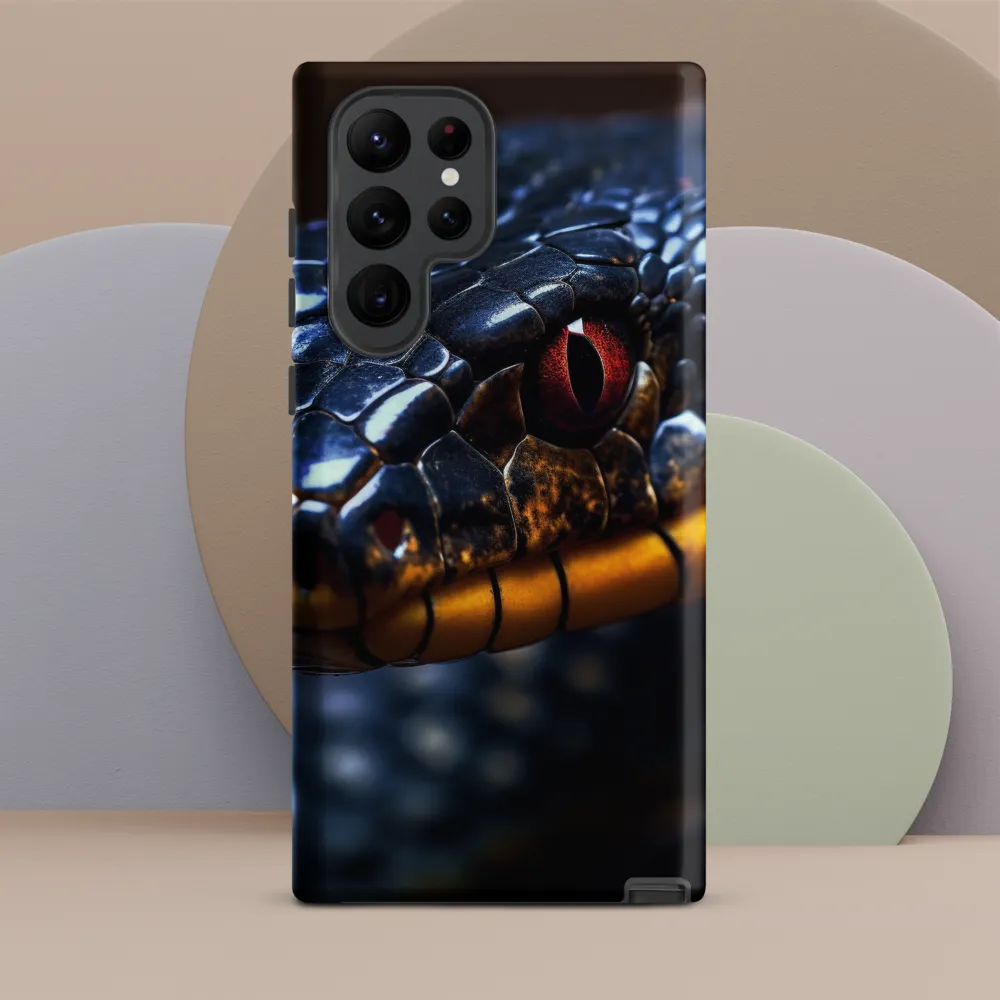 The Serpent's Gaze | Phone Case |  S22 Ultra | Tough Case | Matte