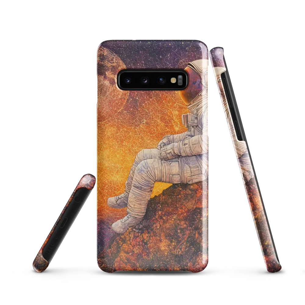 Cosmic Contemplation | Phone Case |  S10 | Snap Case | Glossy