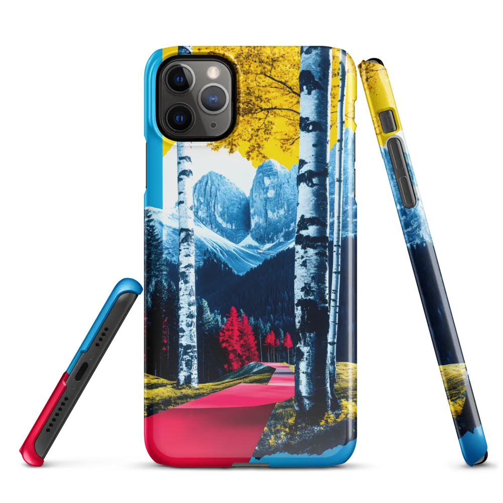 Vibrant Pathways in a Surreal Landscape | Phone Case |  11 Pro Max | Snap Case | Glossy