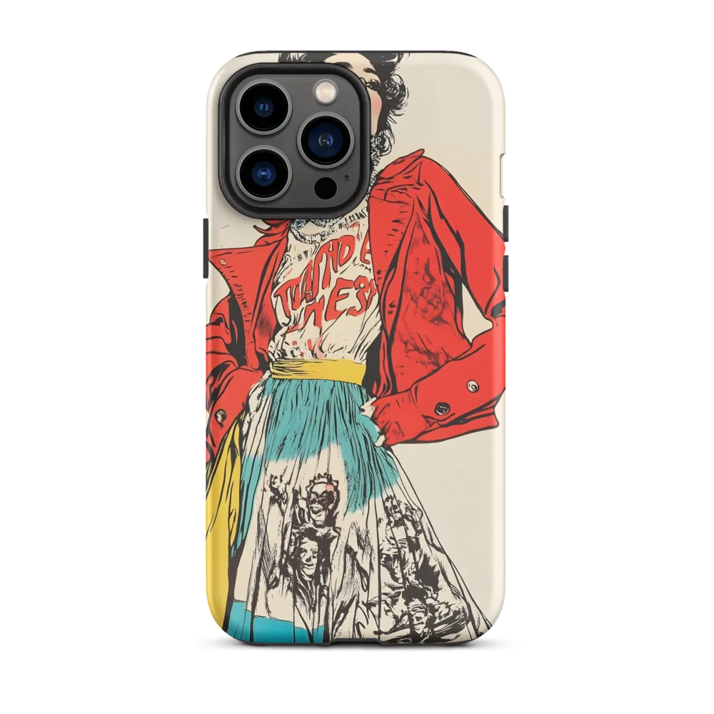 Vibrant Elegance: A Pop Art Fashion Statement