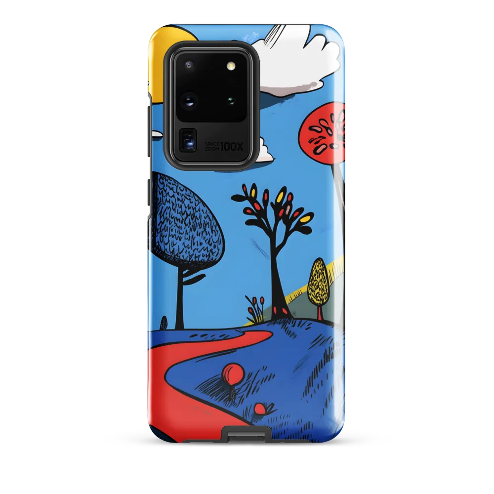 A Playful Journey Through Whimsical Woods | Phone Case |  S20 Ultra | Tough Case | Glossy