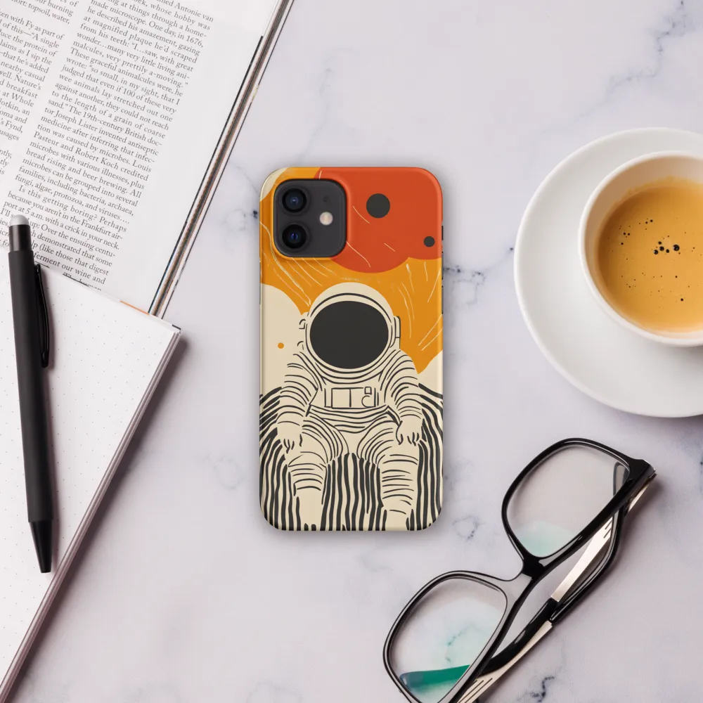 Astronaut in Cosmic Thoughts | Phone Case |  12 | Snap Case | Matte