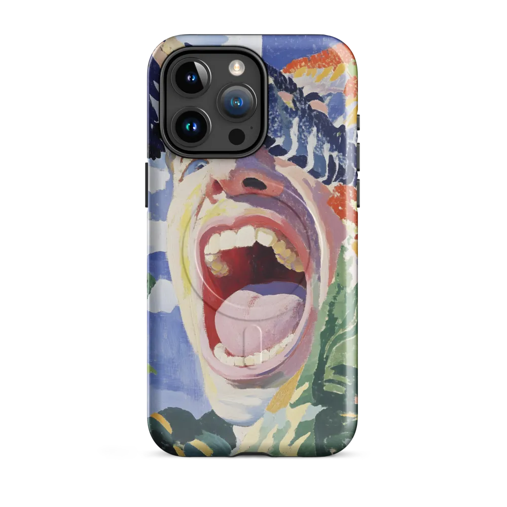 The Echo of Anguish | Phone Case |  15 Pro Max | MagSafe® Tough Case | Glossy
