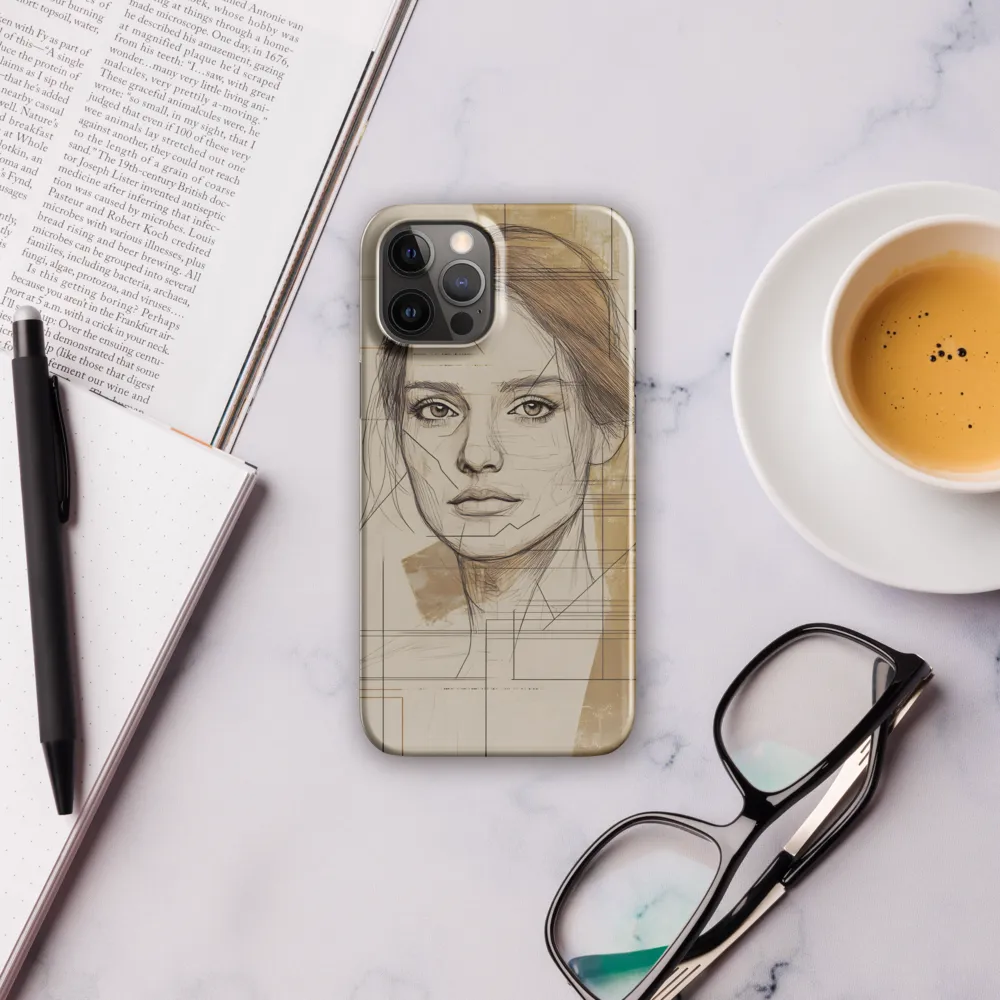 Geometric Elegance: A Modern Portrait