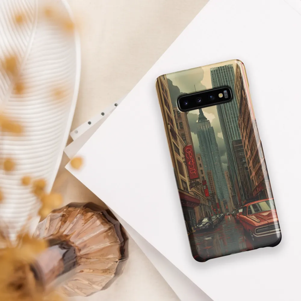 Nostalgic Cityscape: Reflections of a Forgotten Era | Phone Case |  S10 Plus | Snap Case | Glossy