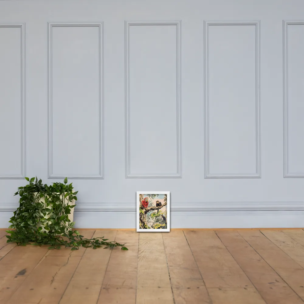 Jungle Harmony | Poster with White Frame | 8″×10″