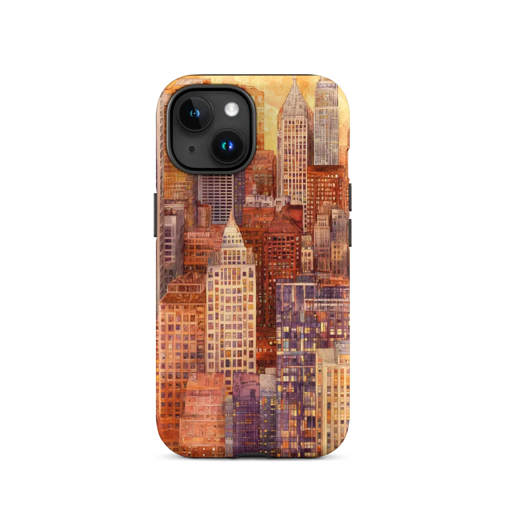 Golden Hour Over the City | Phone Case |  15 | Tough Case | Matte
