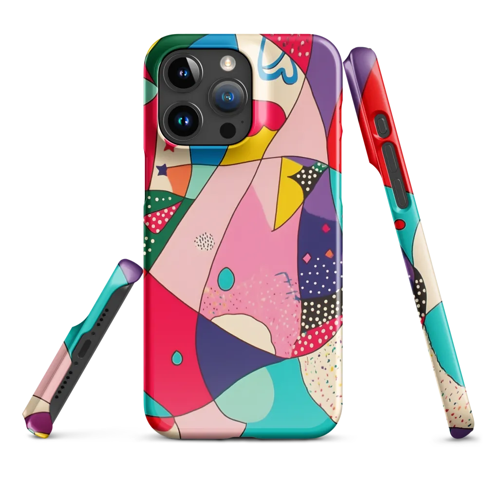 Playful Geometry in Color | Phone Case |  15 Pro Max | Snap Case | Glossy