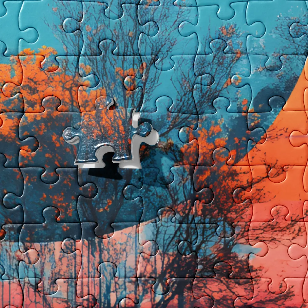 Ethereal Landscapes: A Dance of Color and Form | Jigsaw Puzzle | 520 pieces