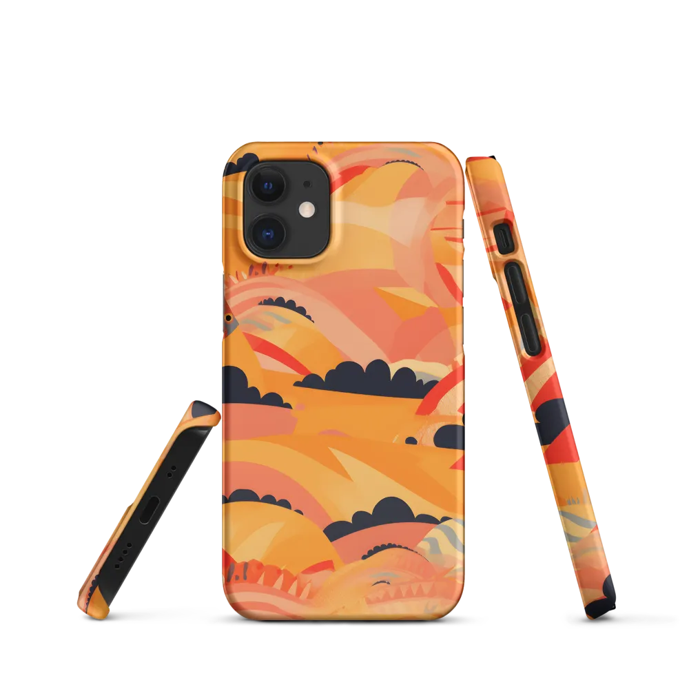 Whispers of the Abstract Horizon | Phone Case |  12 Mini | Snap Case | Matte