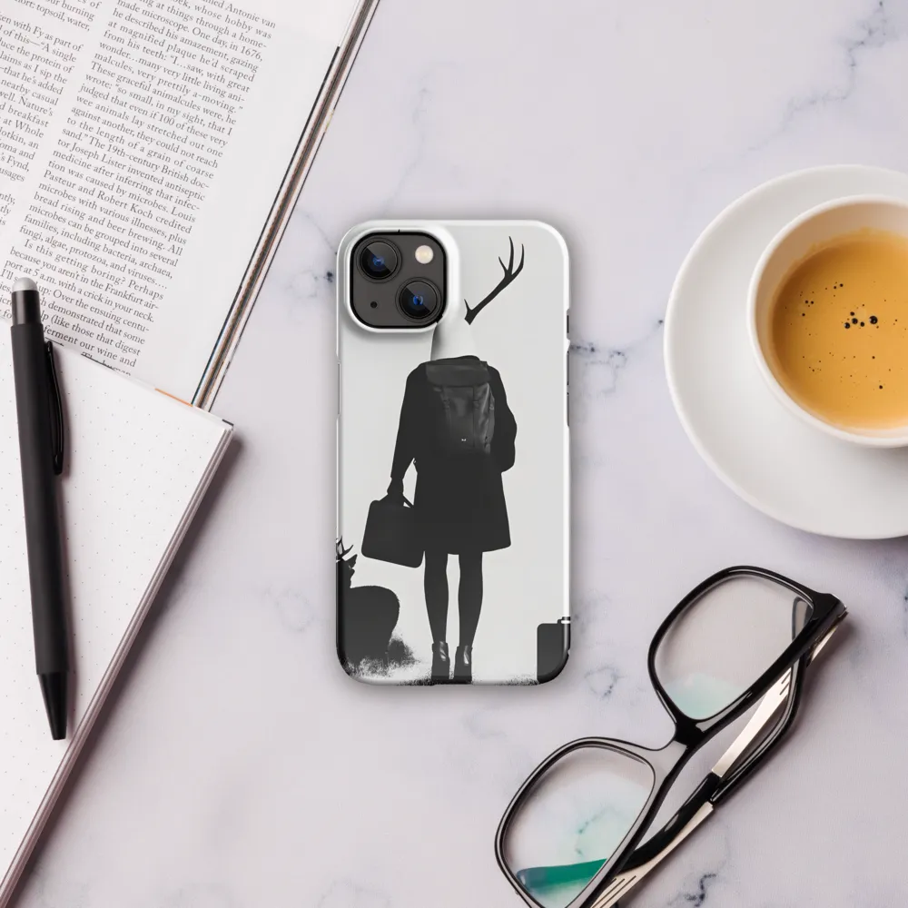 Antlered Reflections | Phone Case |  13 | Snap Case | Glossy
