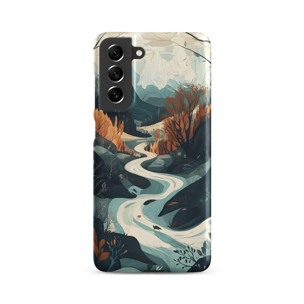 Winding Serenity: A Digital Landscape
