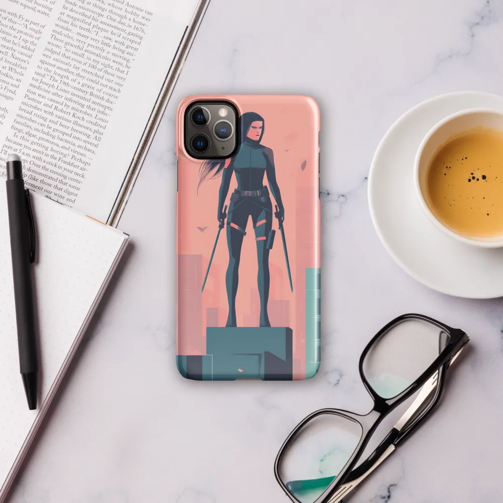 Urban Sentinel: A Warrior's Stand | Phone Case |  11 Pro Max | Snap Case | Glossy