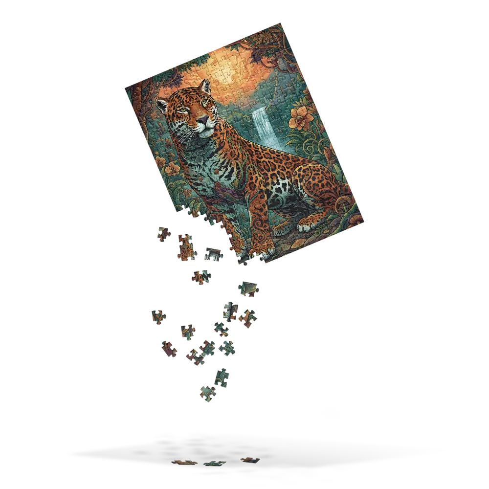 Jaguar of the Falls 
 Jigsaw Puzzle