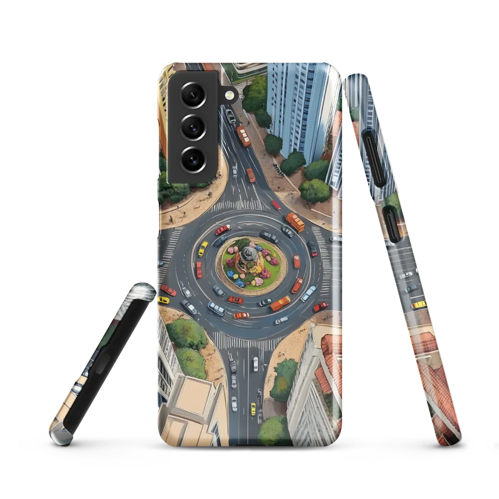 Urban Symphony: Aerial Vision of City Life