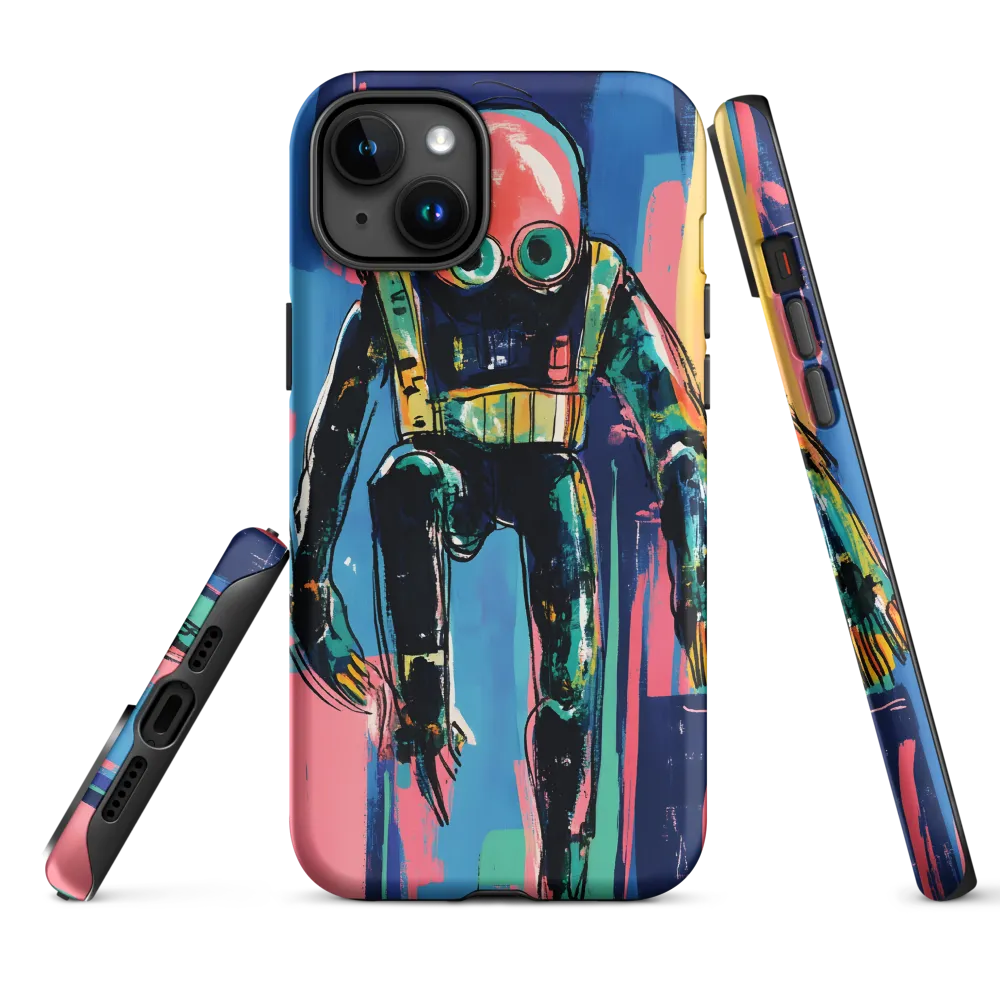 Diver in Vibrant Motion