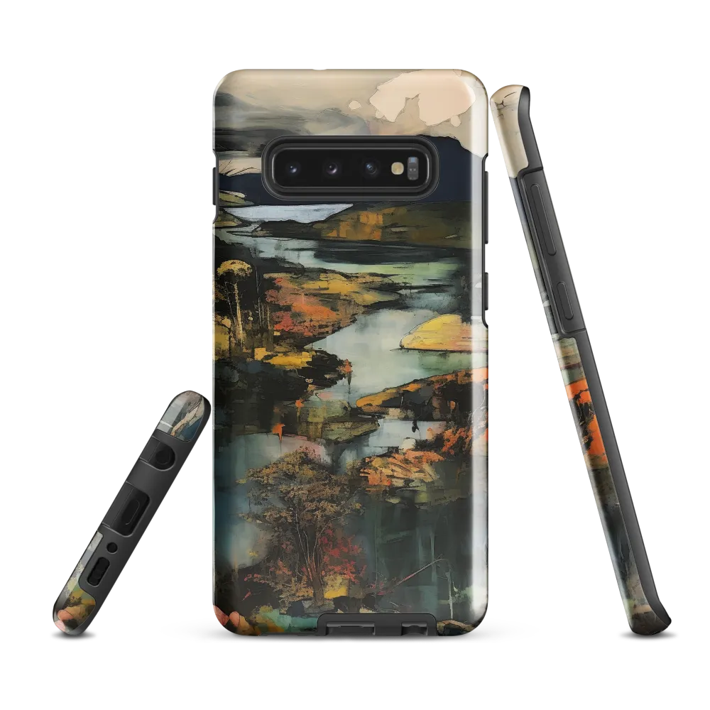 Harmony of Nature: An Abstract Journey | Phone Case |  S10 Plus | Tough Case | Glossy