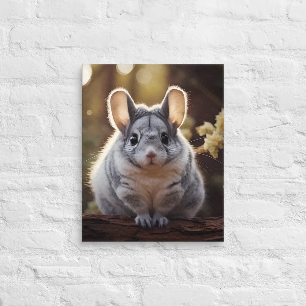 Curious Chinchilla in the Forest