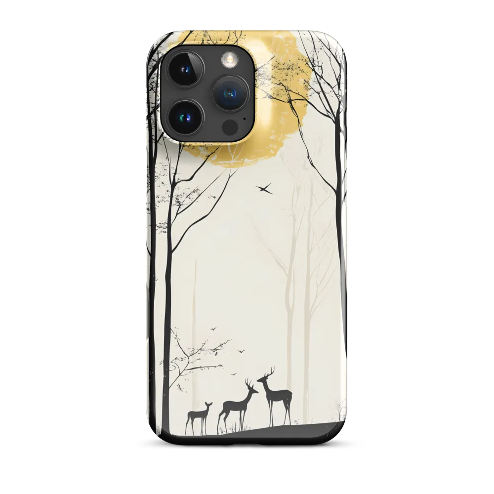 Silhouetted Serenity | Phone Case |  16 Pro Max | Snap Case | Glossy