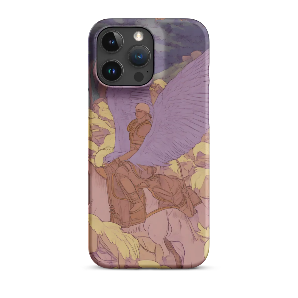 The Winged Guardian | Phone Case |  16 Pro Max | Snap Case | Matte