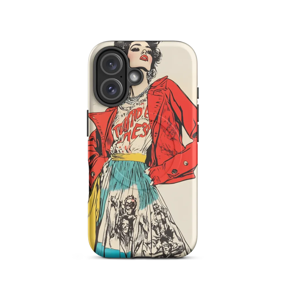 Vibrant Elegance: A Pop Art Fashion Statement
