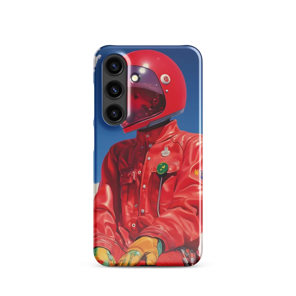 Astronaut in Crimson