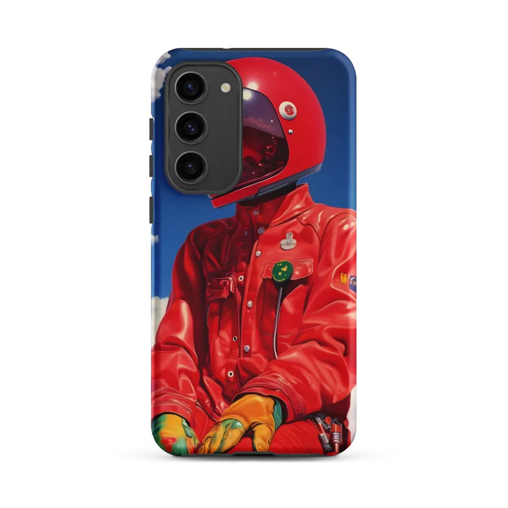 Astronaut in Crimson