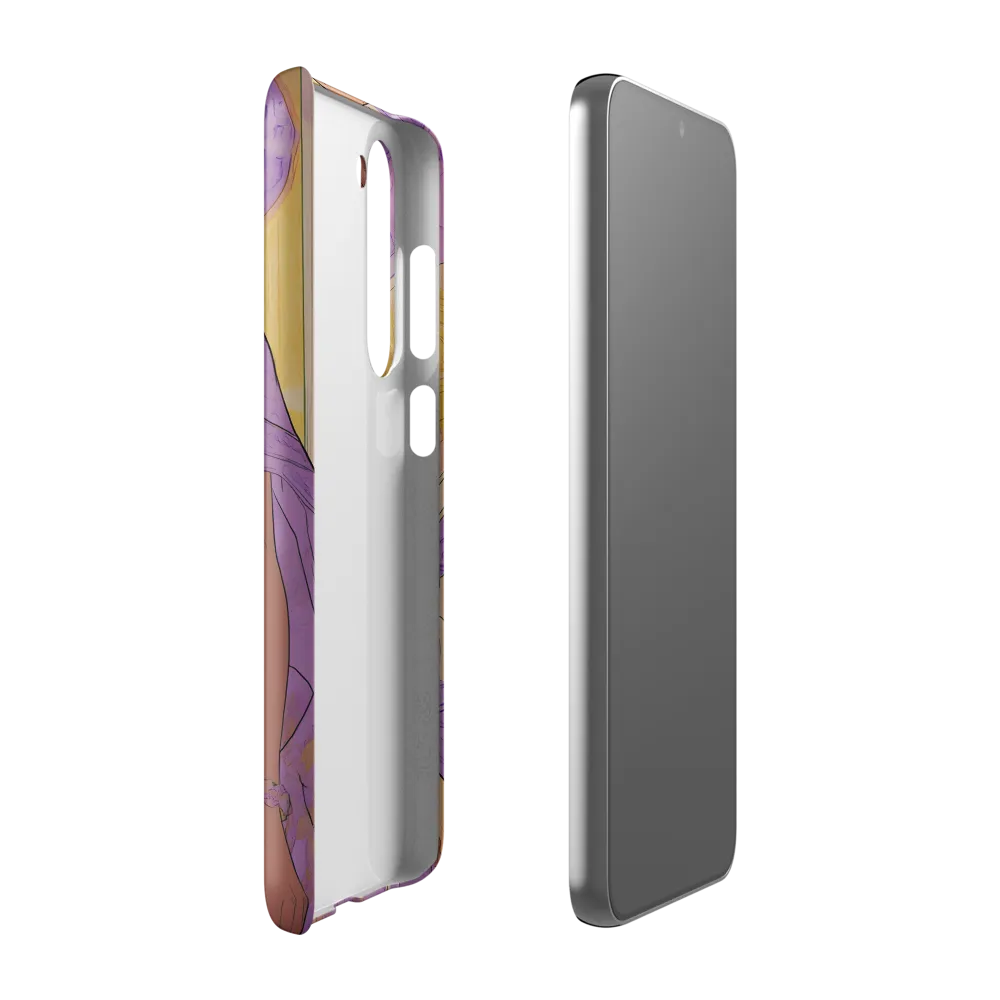 Elegance in Floral Harmony | Phone Case |  S23 Plus | Snap Case | Matte
