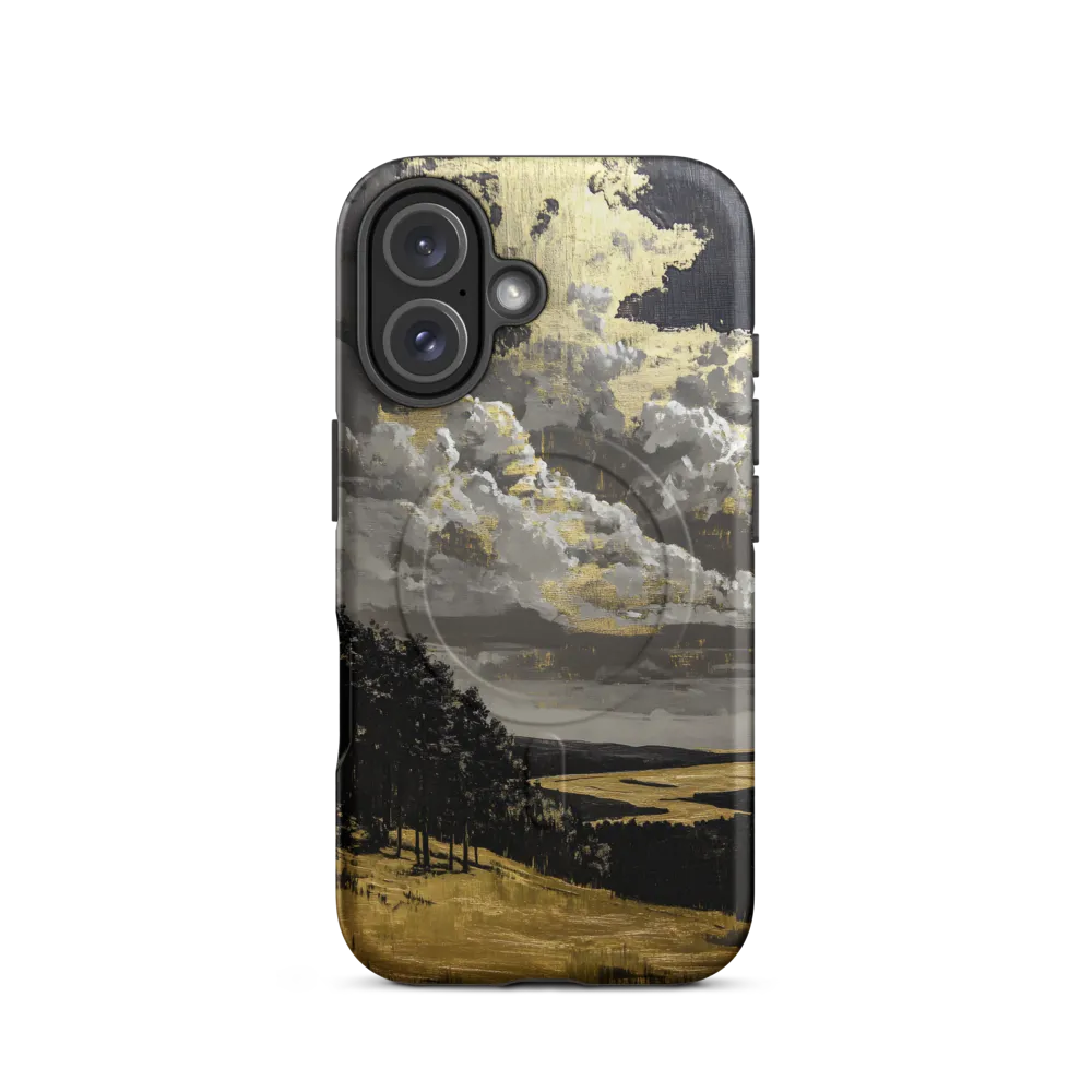 Golden Serenity in a Dramatic Sky | Phone Case |  16 | MagSafe® Tough Case | Matte