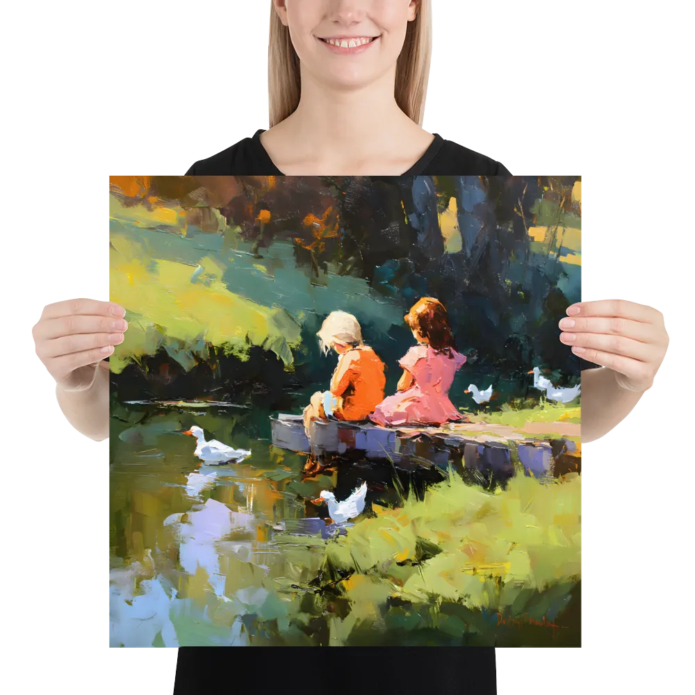 Pondside Reverie 
 Poster | 18″x 18″