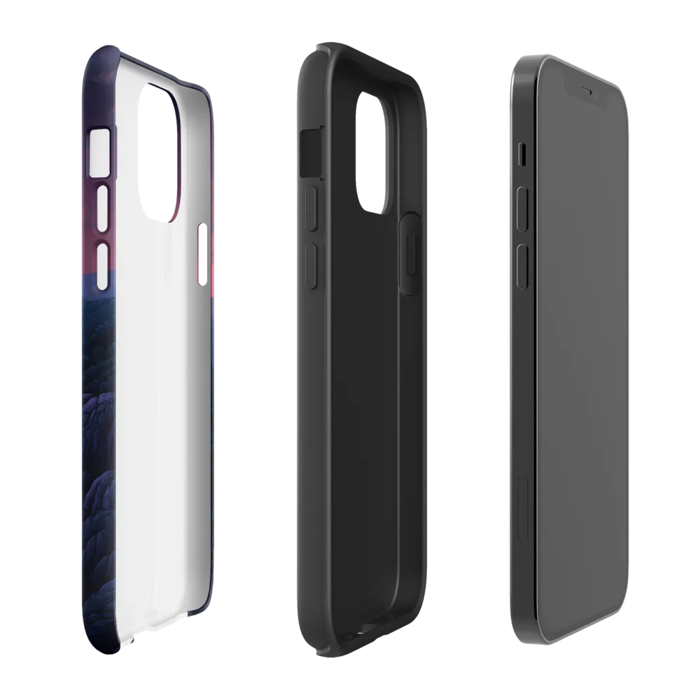 Solitary Sentinel: A Tree at Dusk | Phone Case |  12 Pro | Tough Case | Matte