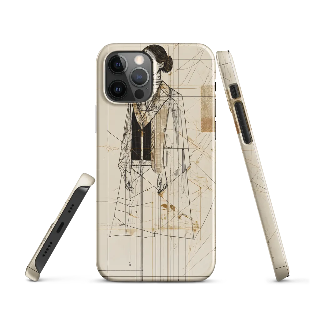 Elegance in Lines | Phone Case |  12 Pro | Snap Case | Glossy