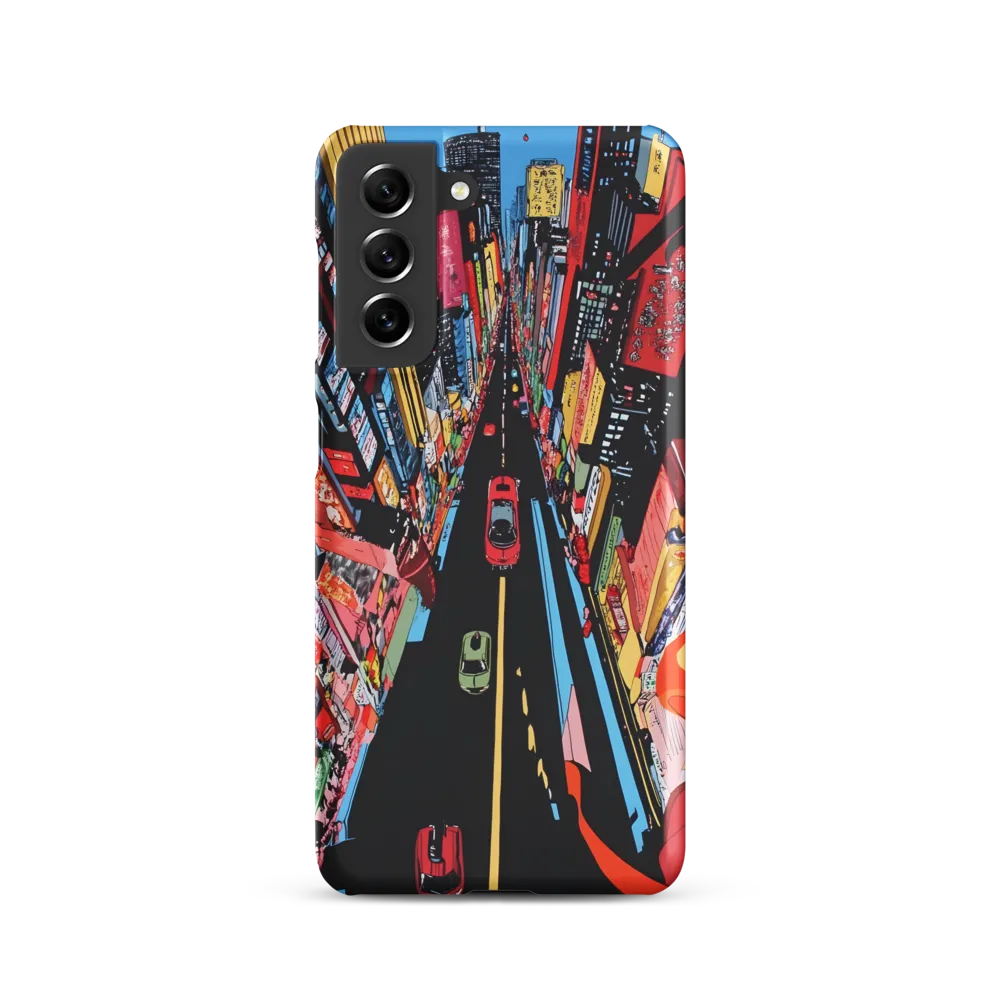 Urban Symphony: A Bird's-Eye View of Life | Phone Case |  S21 | Snap Case | Matte