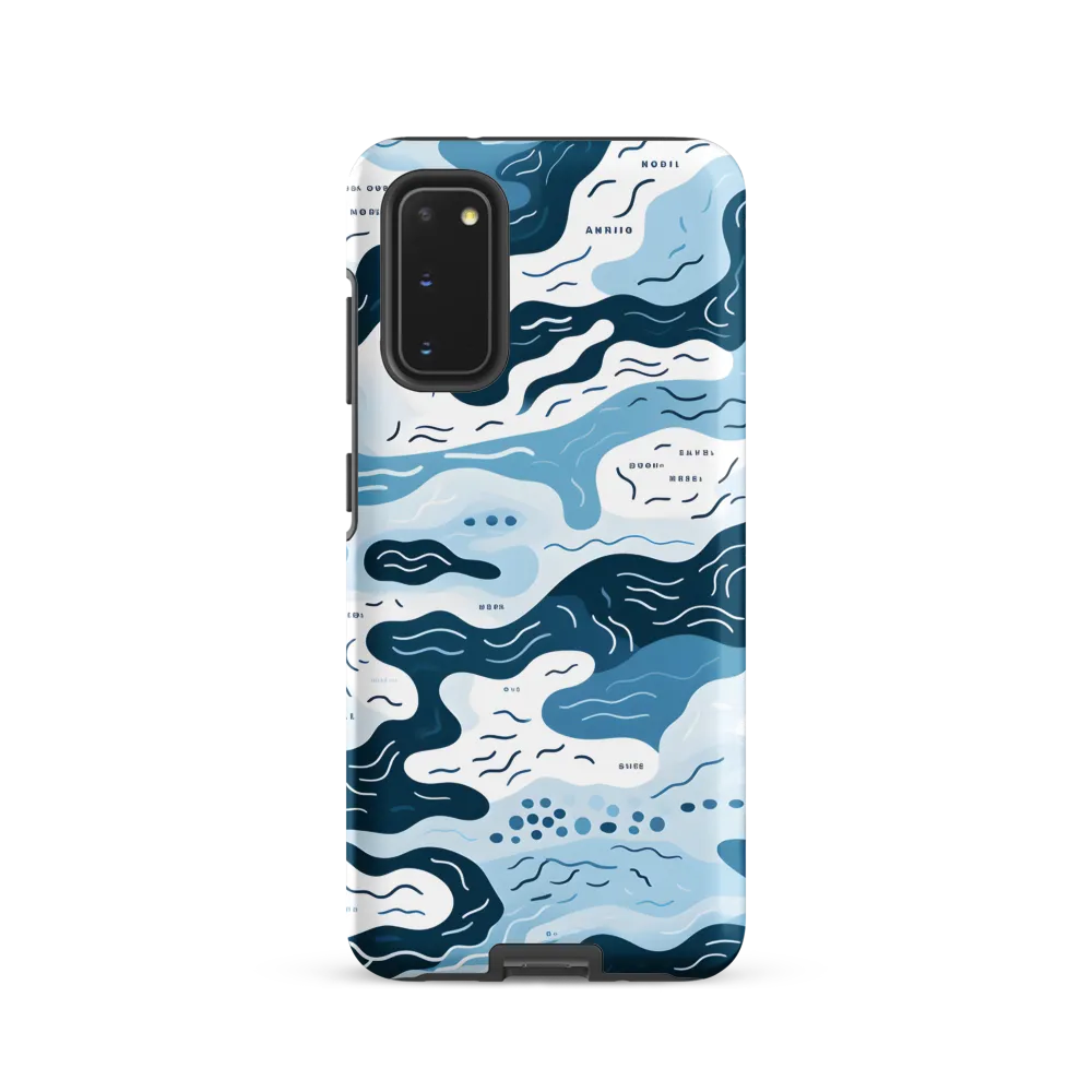Flowing Waters: An Abstract Journey | Phone Case |  S20 | Tough Case | Matte