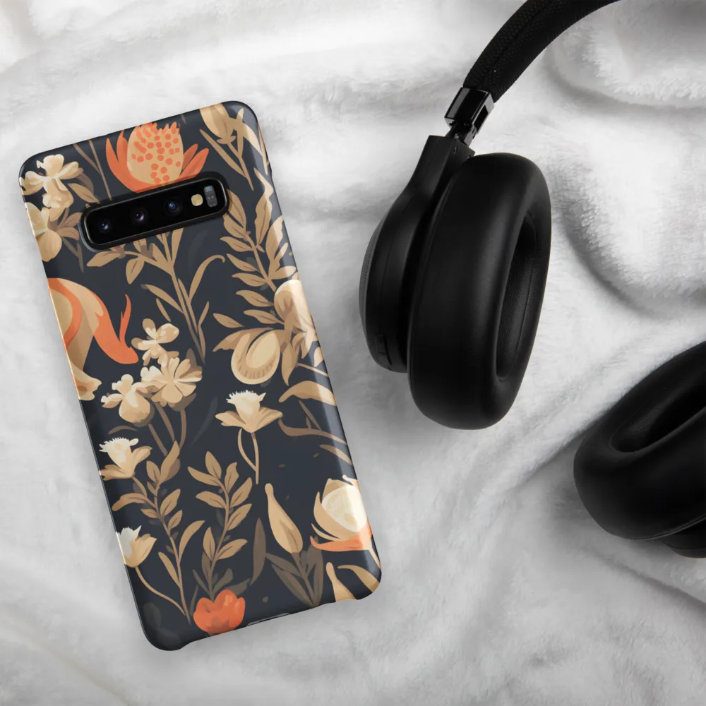 Floral Harmony: A Dance in the Dark