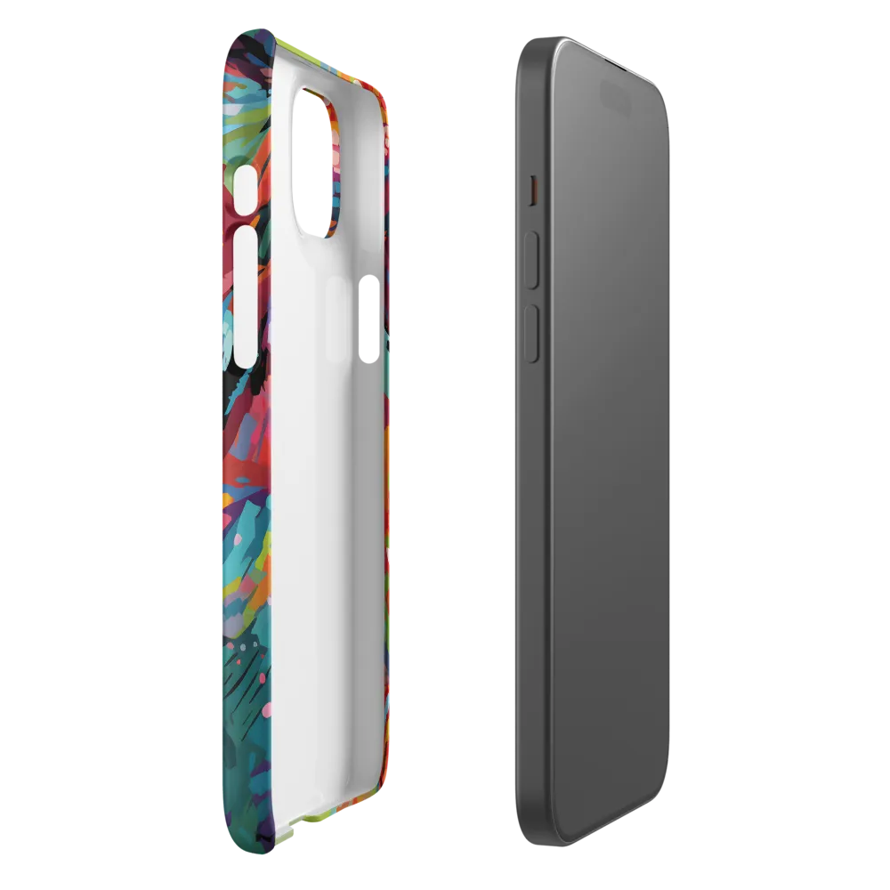 Colorful Lizard: An Abstract Adventure | Phone Case |  15 Plus | Snap Case | Matte