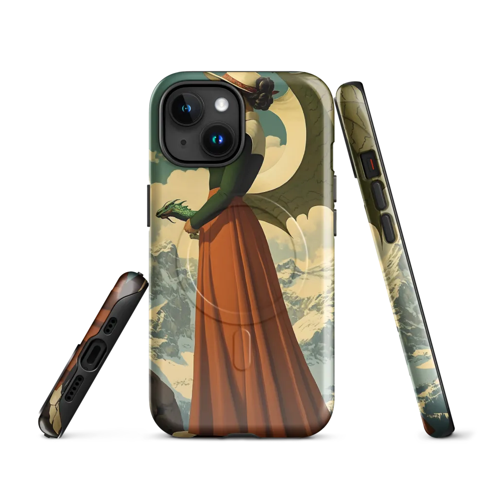 Mystic Harmony: The Dragon Keeper | Phone Case |  15 | MagSafe® Tough Case | Glossy