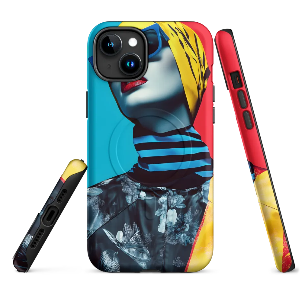 Vibrant Elegance in Modern Fashion | Phone Case |  15 Plus | MagSafe® Tough Case | Matte